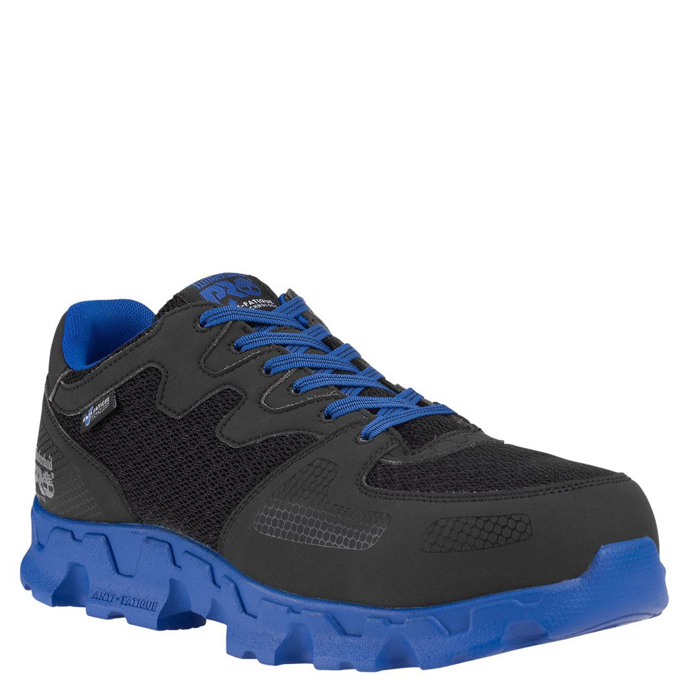 Zapatos De Seguridad Timberland Mujer Pro® Powertrain Alloy Toe Esd Negras/Azules - Chile OCN-815297